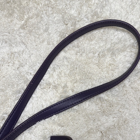 Tory Burch Dark Purple Crossbody Bag with Gold Accents - Picture 7 of 12